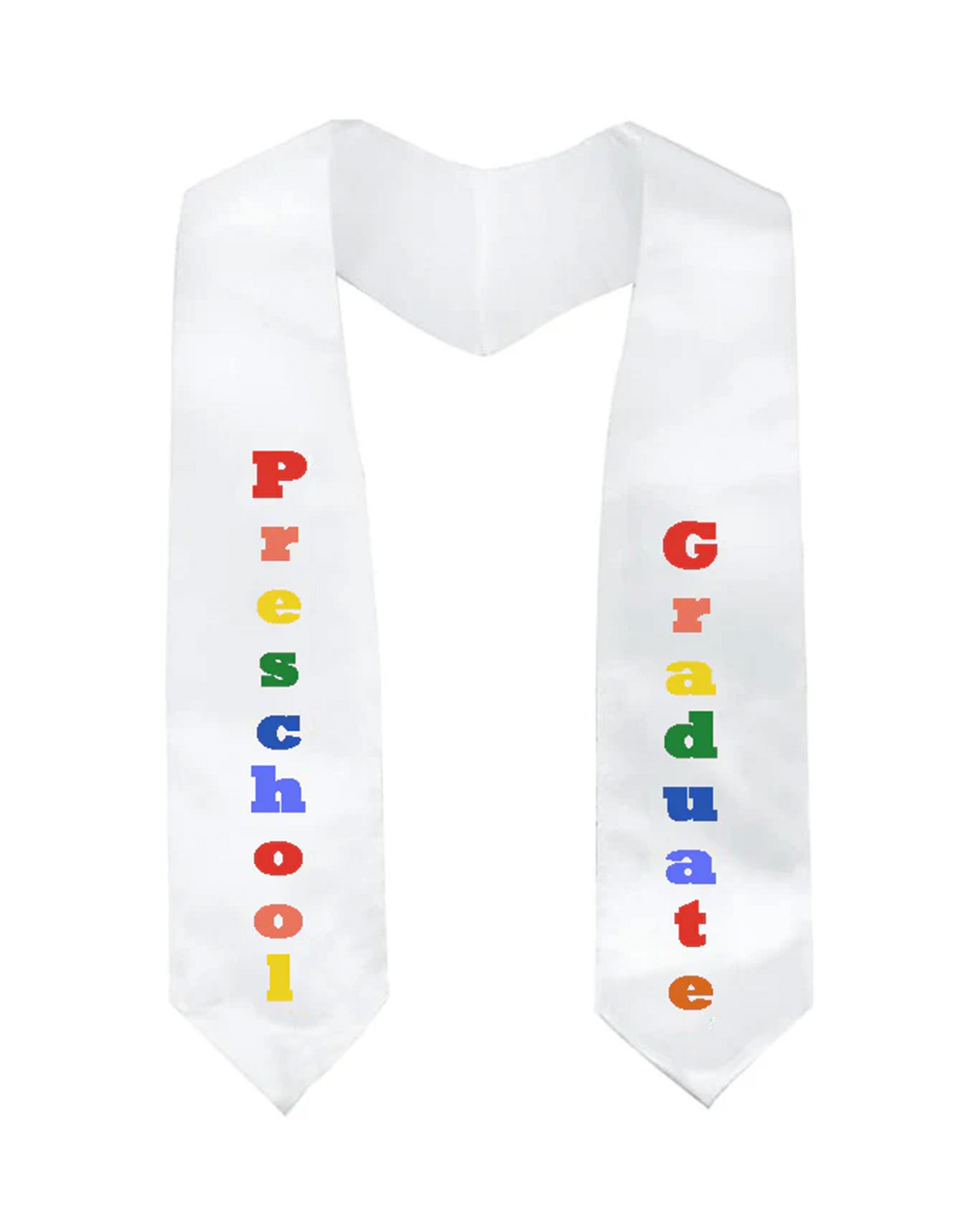 Shiny Preschool and Kindergarten Graduation Gown & Cap Tassel with 2025 Year Charm and stole