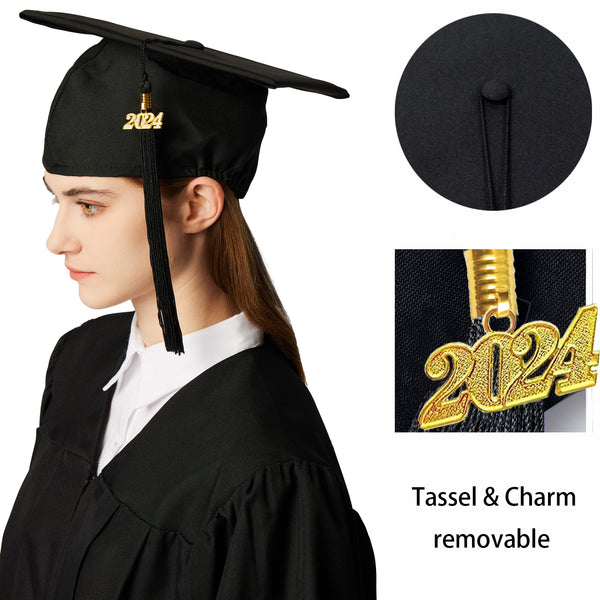 2024 Deluxe Master Graduation Cap, Gown & Tassel Package
