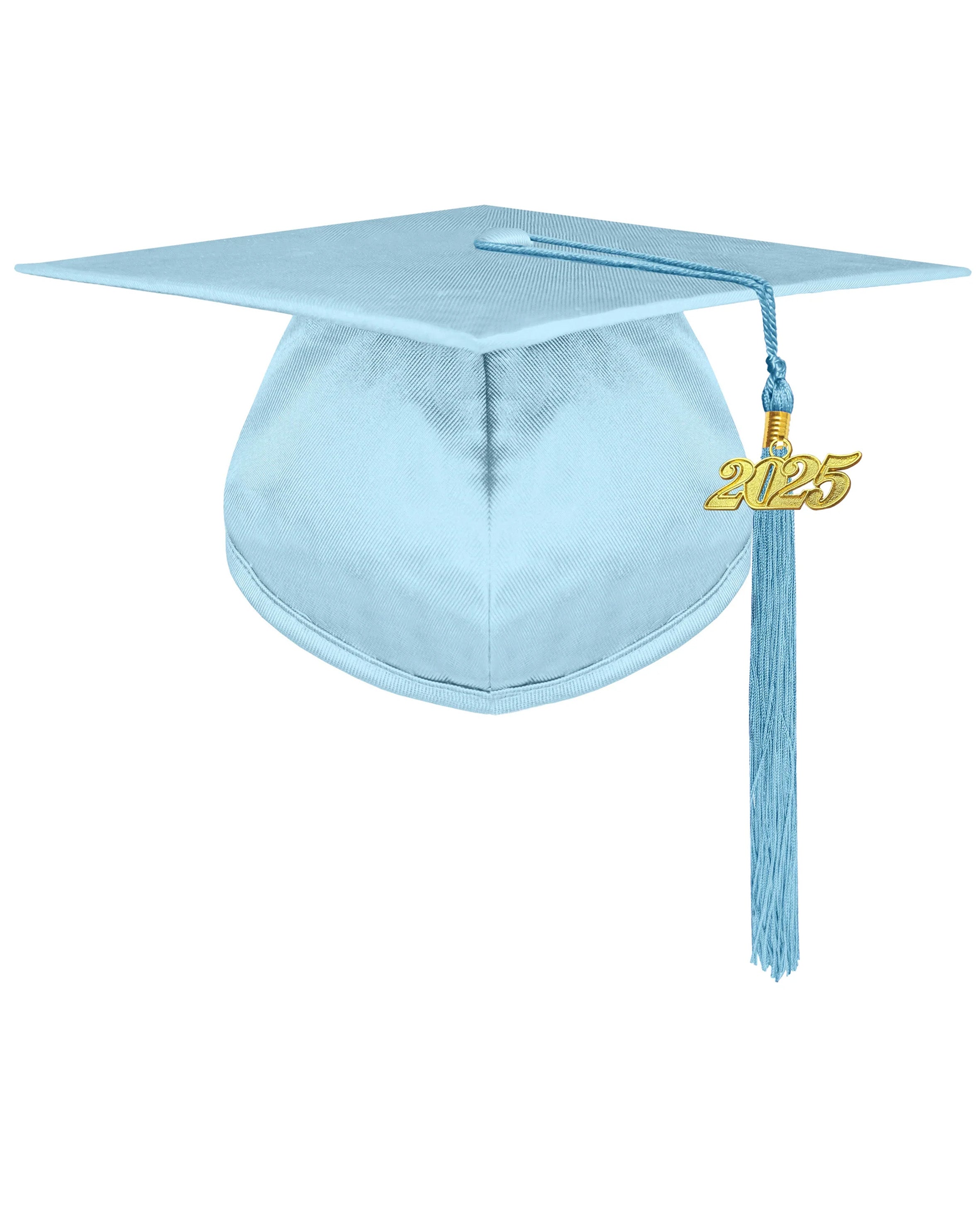 Shiny Preschool and Kindergarten Graduation Gown & Cap Tassel with 2025 Year Charm and stole