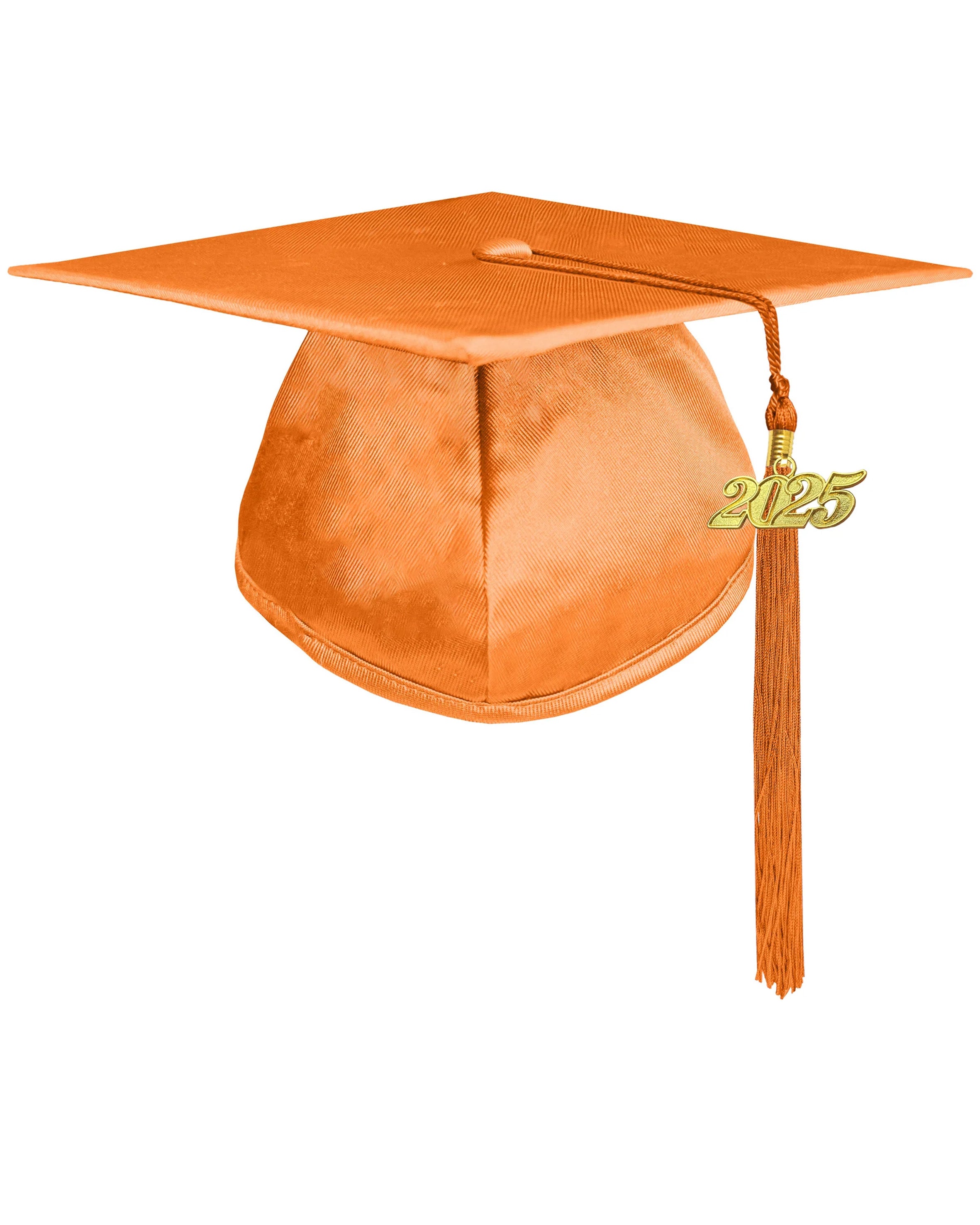 Shiny Preschool and Kindergarten Graduation Gown & Cap Tassel with 2025 Year Charm and stole