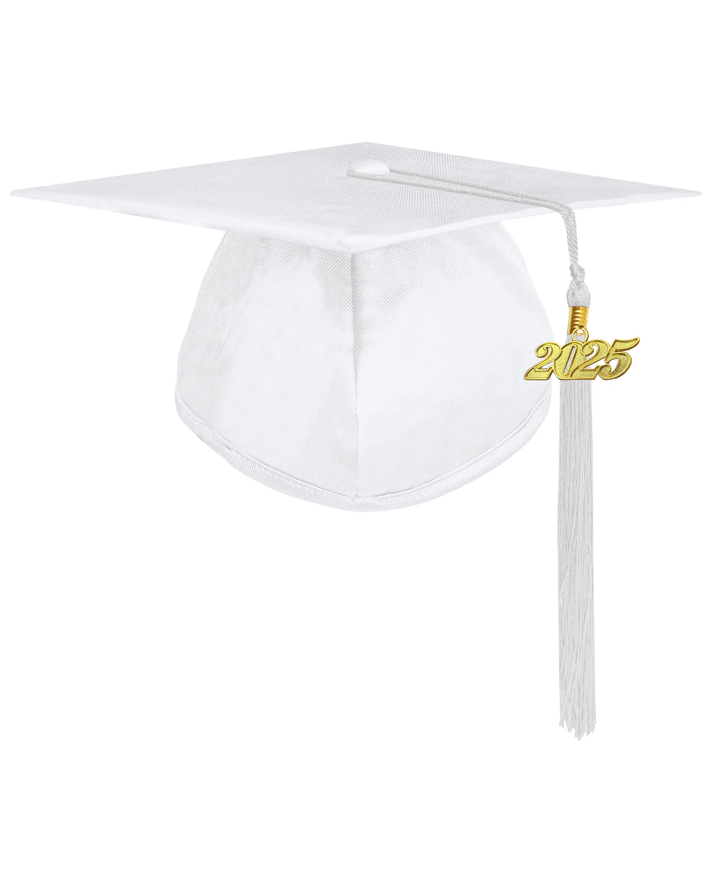 Shiny Preschool and Kindergarten Graduation Gown & Cap Tassel with 2025 Year Charm and stole