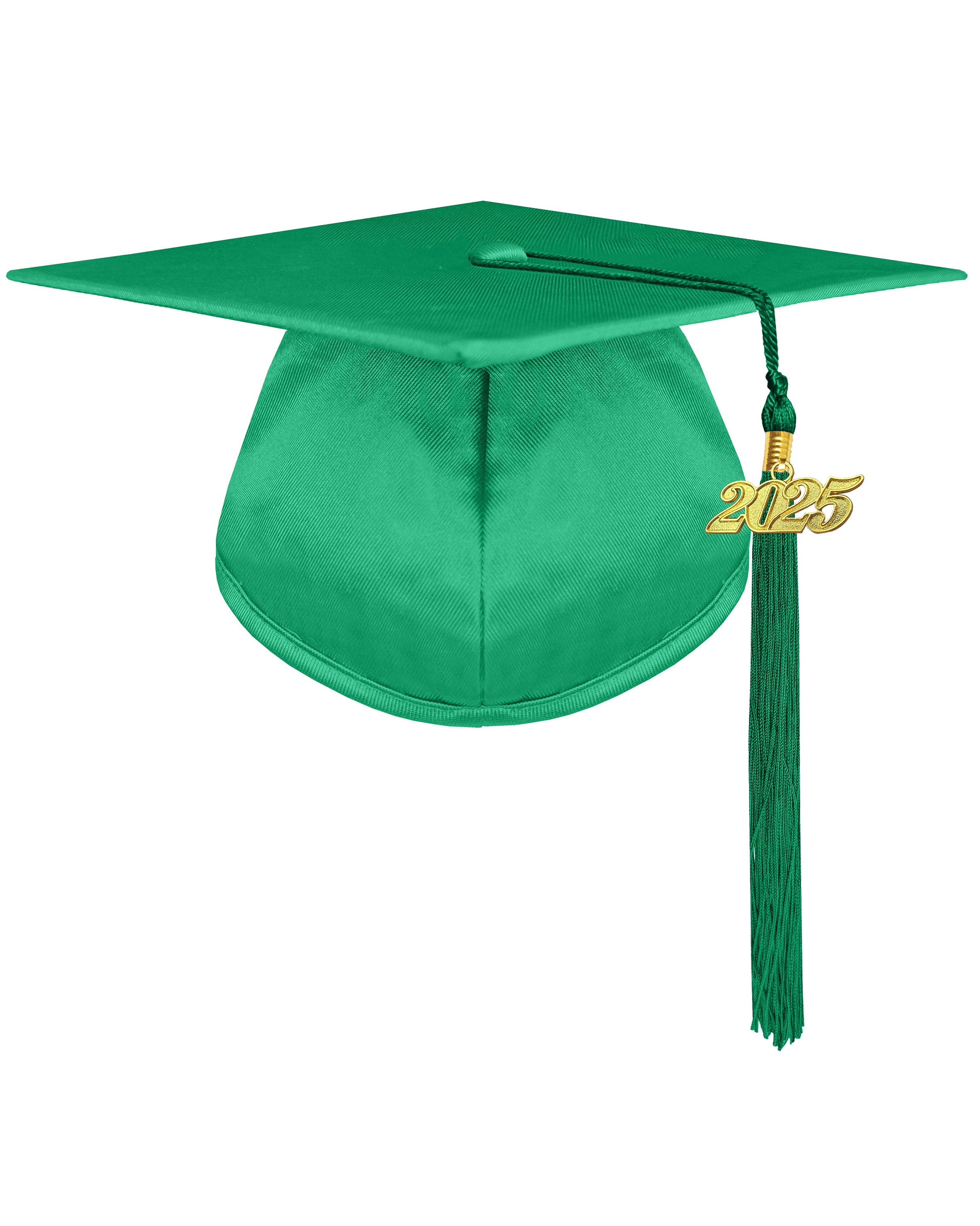 Shiny Preschool and Kindergarten Graduation Gown & Cap Tassel with 2025 Year Charm and stole