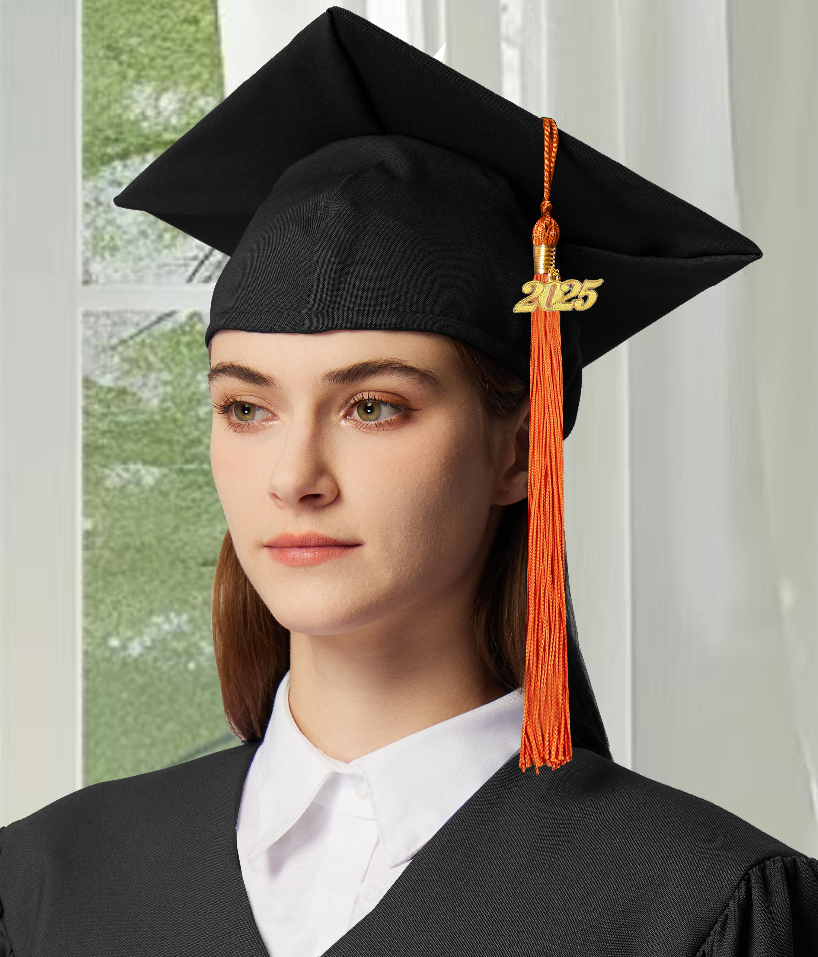 Graduation Tassel with Year Charm 2024/2025 For Cap and Gown Rich Color