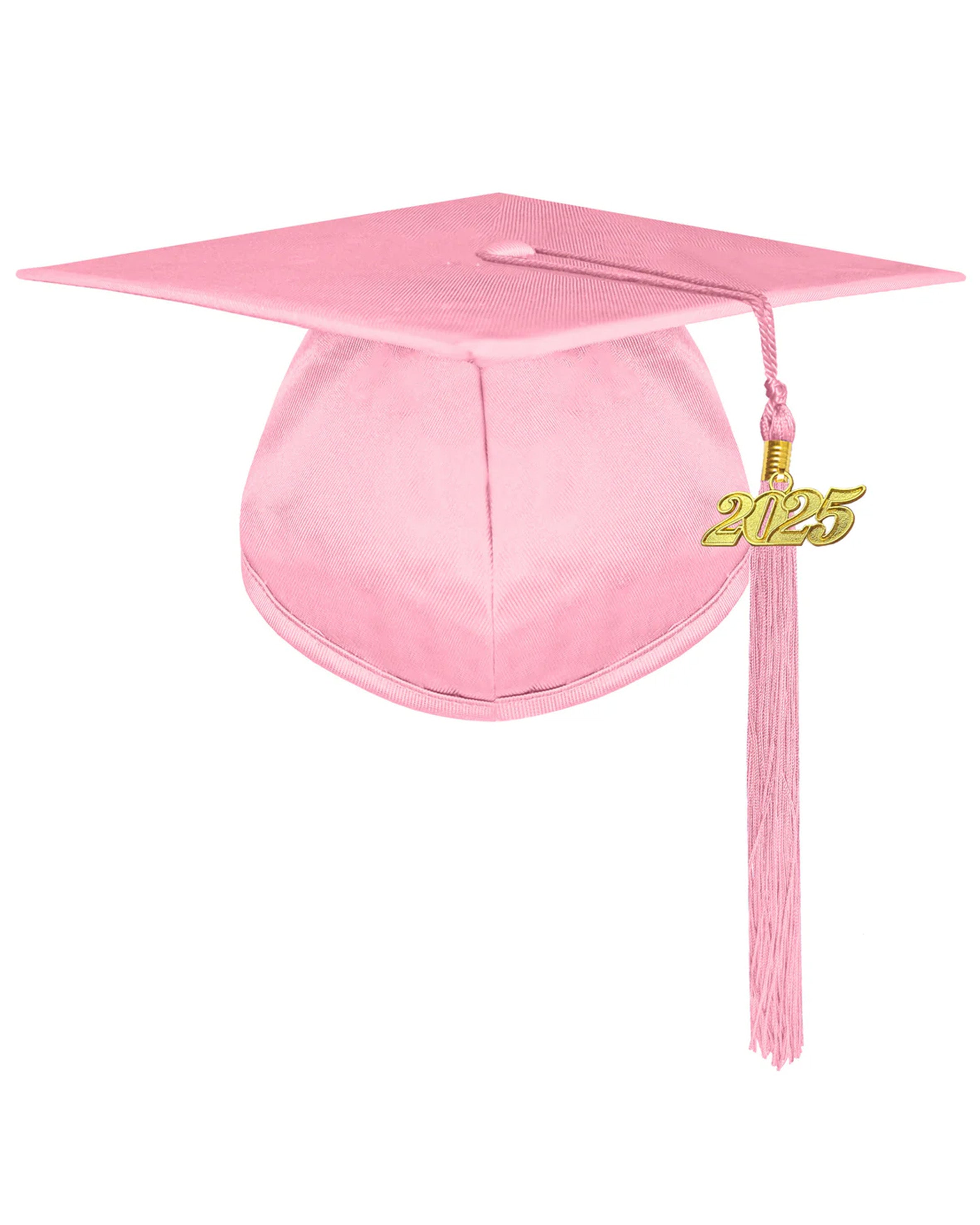 Unisex Kindergarten Shiny Graduation Cap for Preschool with 2025/2024 Tassel Year Charm Rich Color