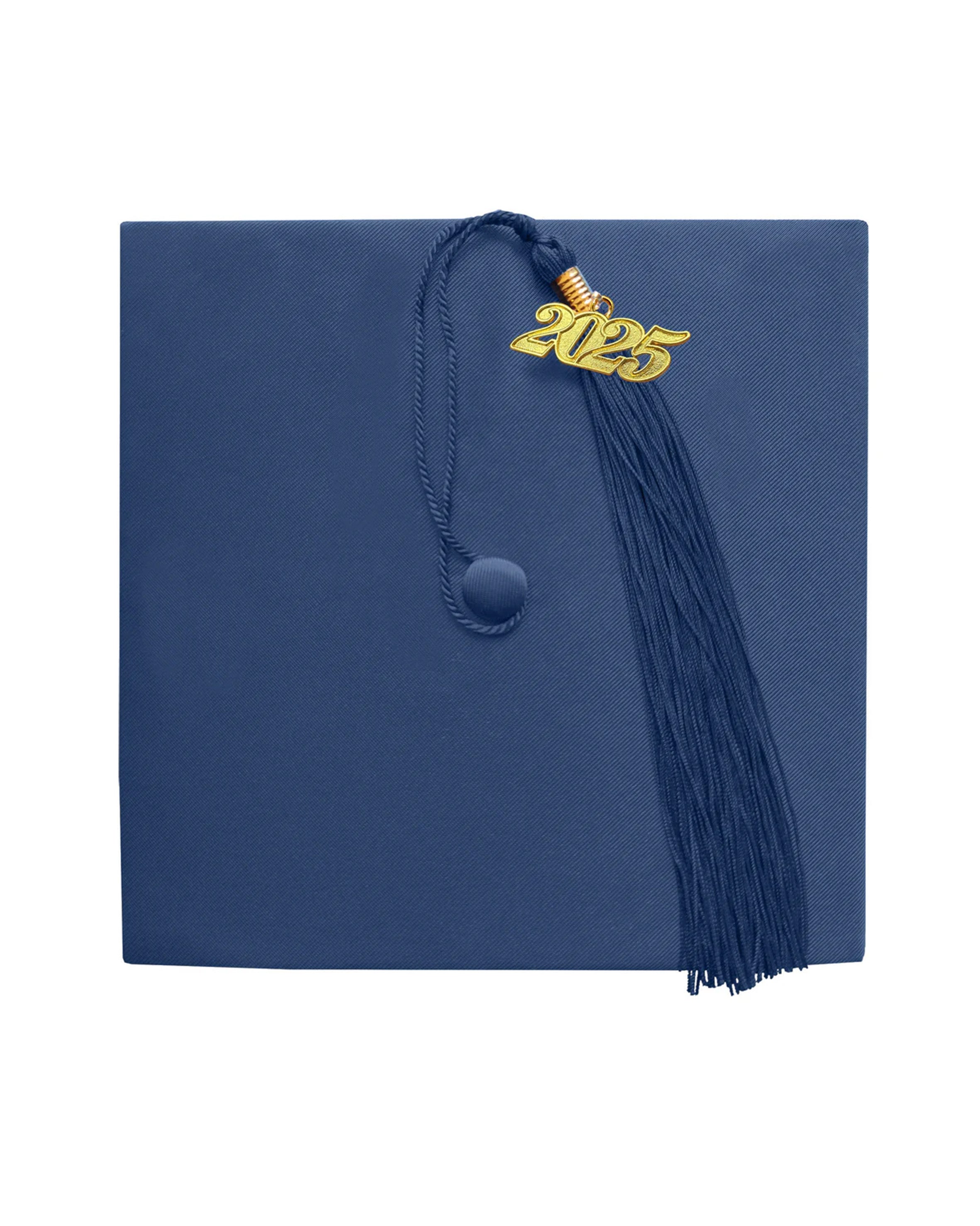 Unisex Kindergarten Shiny Graduation Cap for Preschool with 2025/2024 Tassel Year Charm Rich Color