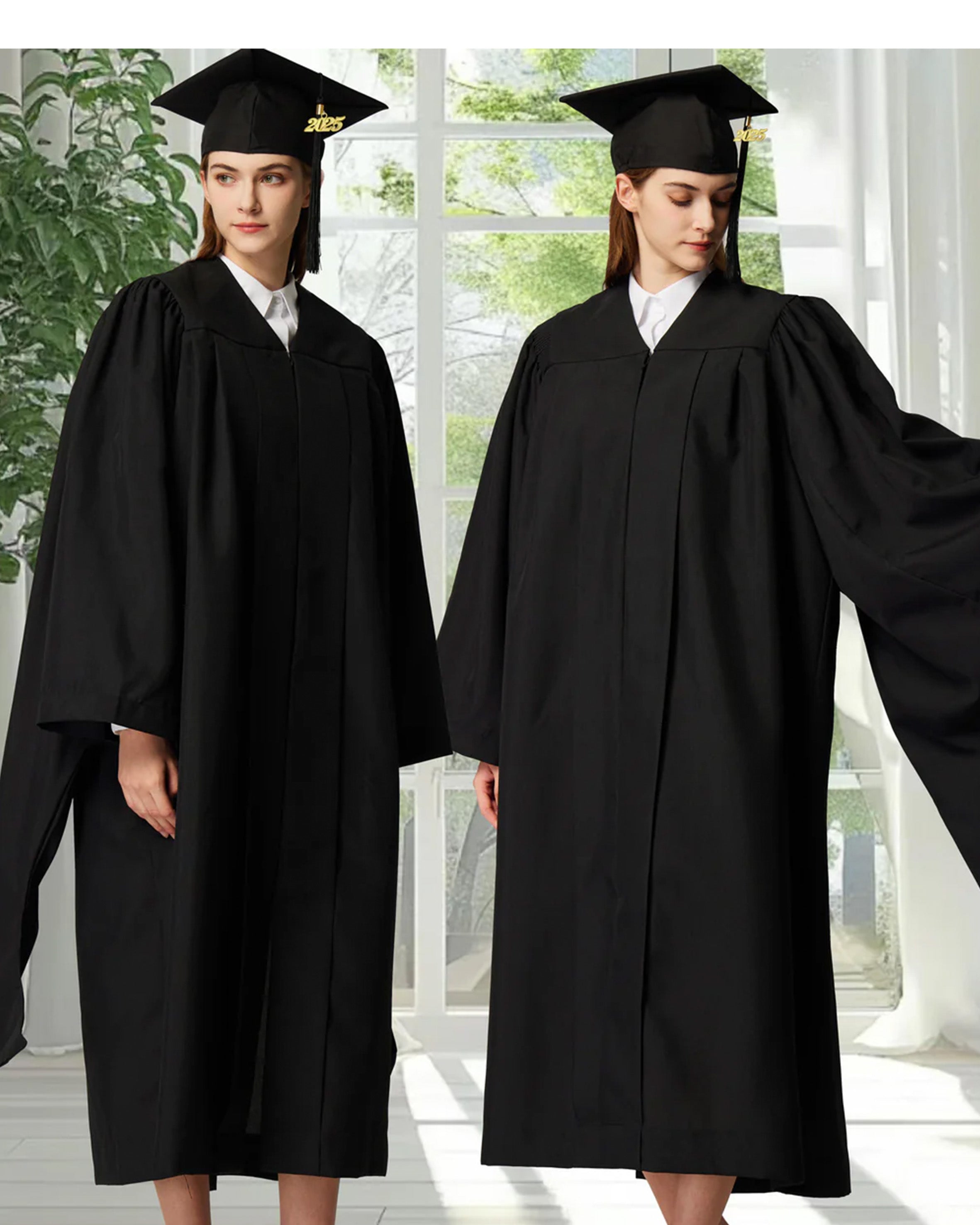 2025 Economy Master Graduation Cap, Gown & Tassel Package