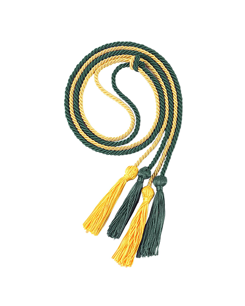 2 color Graduation Polyester Honor Cords Double Honor Cords