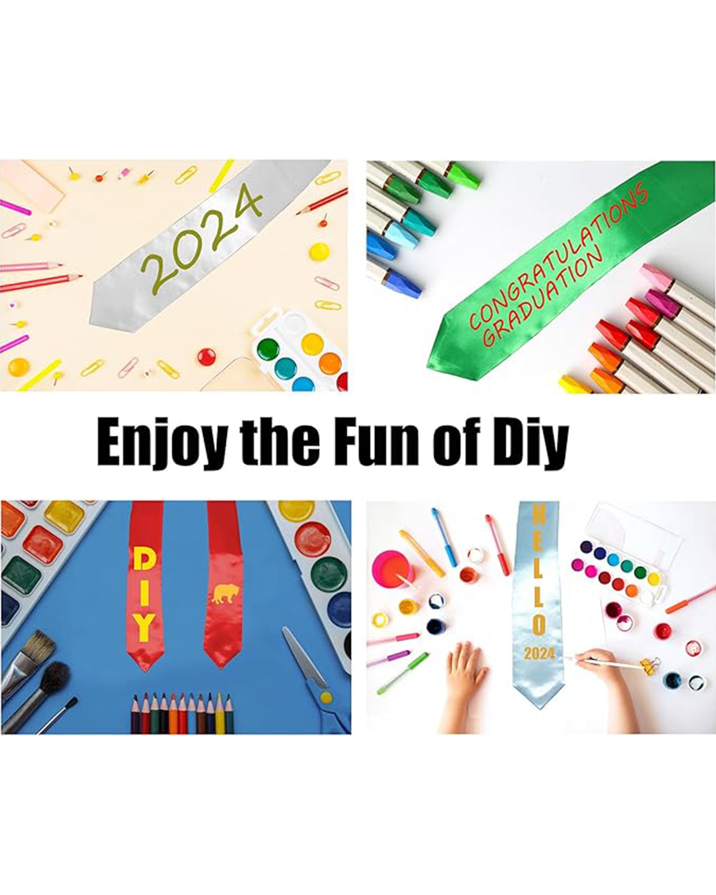 Adult Graduation Honor Stole | Embroidery Graduation Stole 60”Long