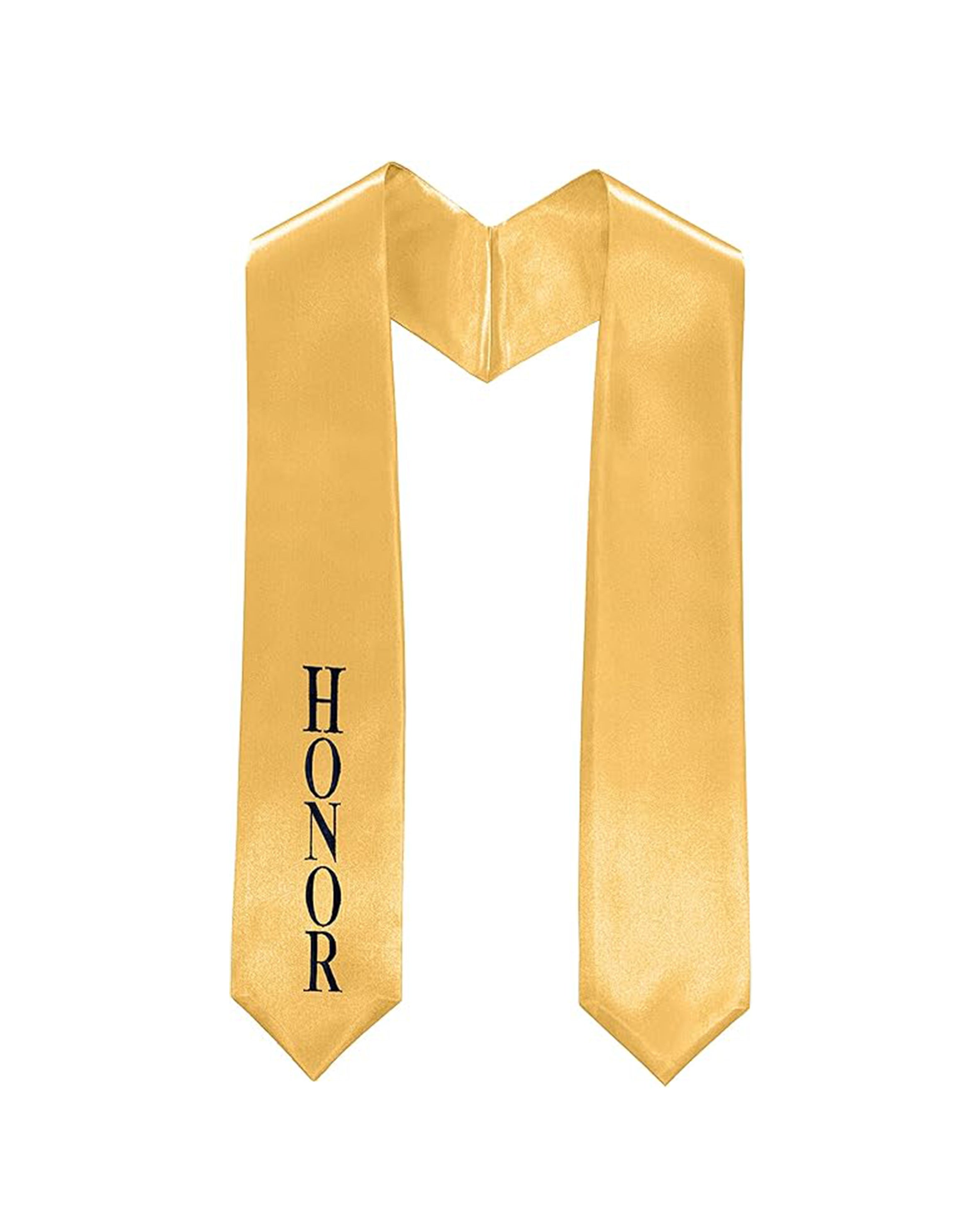 Adult Graduation Honor Stole | Embroidery Graduation Stole 60”Long
