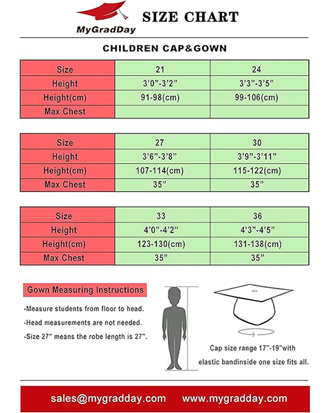 Shiny Preschool and Kindergarten Graduation Gown & Cap Tassel with 2025 Year Charm and stole