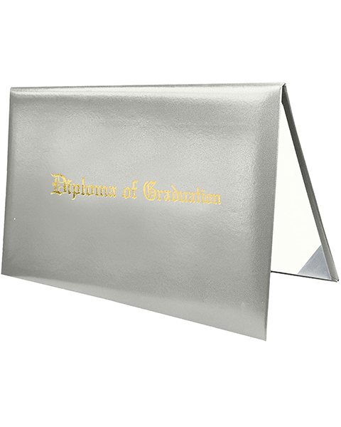 Smooth Graduation Diploma Cover Imprinted "Diploma of Graduation" Certificate Cover 8 1/2" x 11"