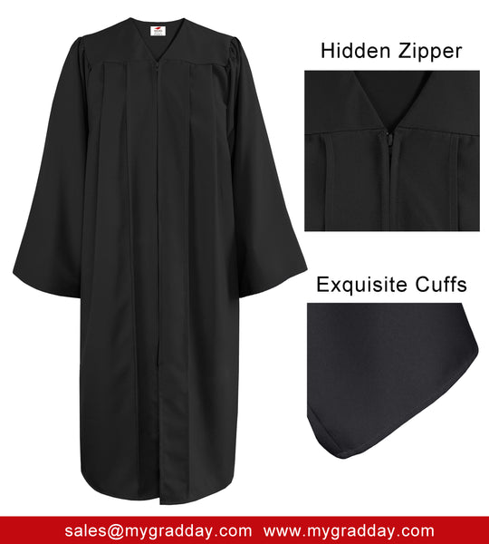 Unisex  Matte Graduation Gown|Choir Robe for Church|Cosplay Costume