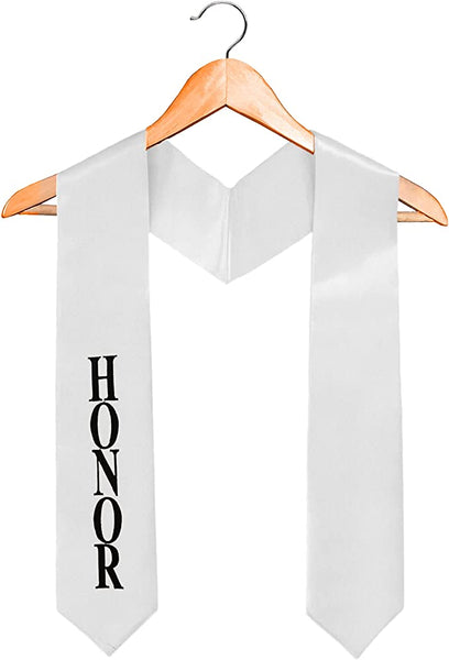Adult Graduation Honor Stole | Embroidery Graduation Stole 60”Long