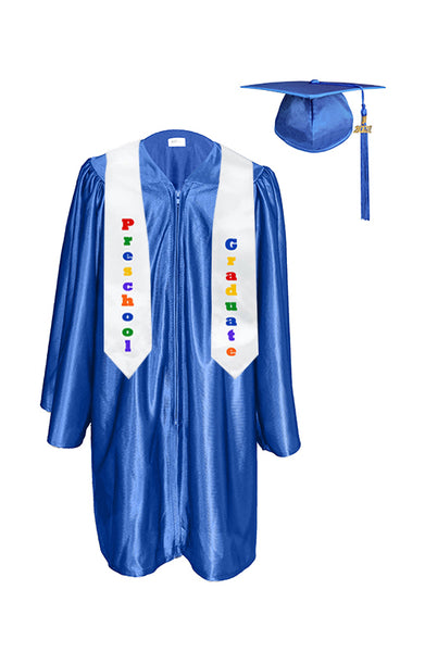 Unisex Kids Printed Graduation Stole 50” Total Length