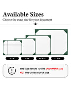 Diploma Cover 6" x 8" 7" x 9" 8.5" x 11" 11" x 14" Graduation Certificate Holder