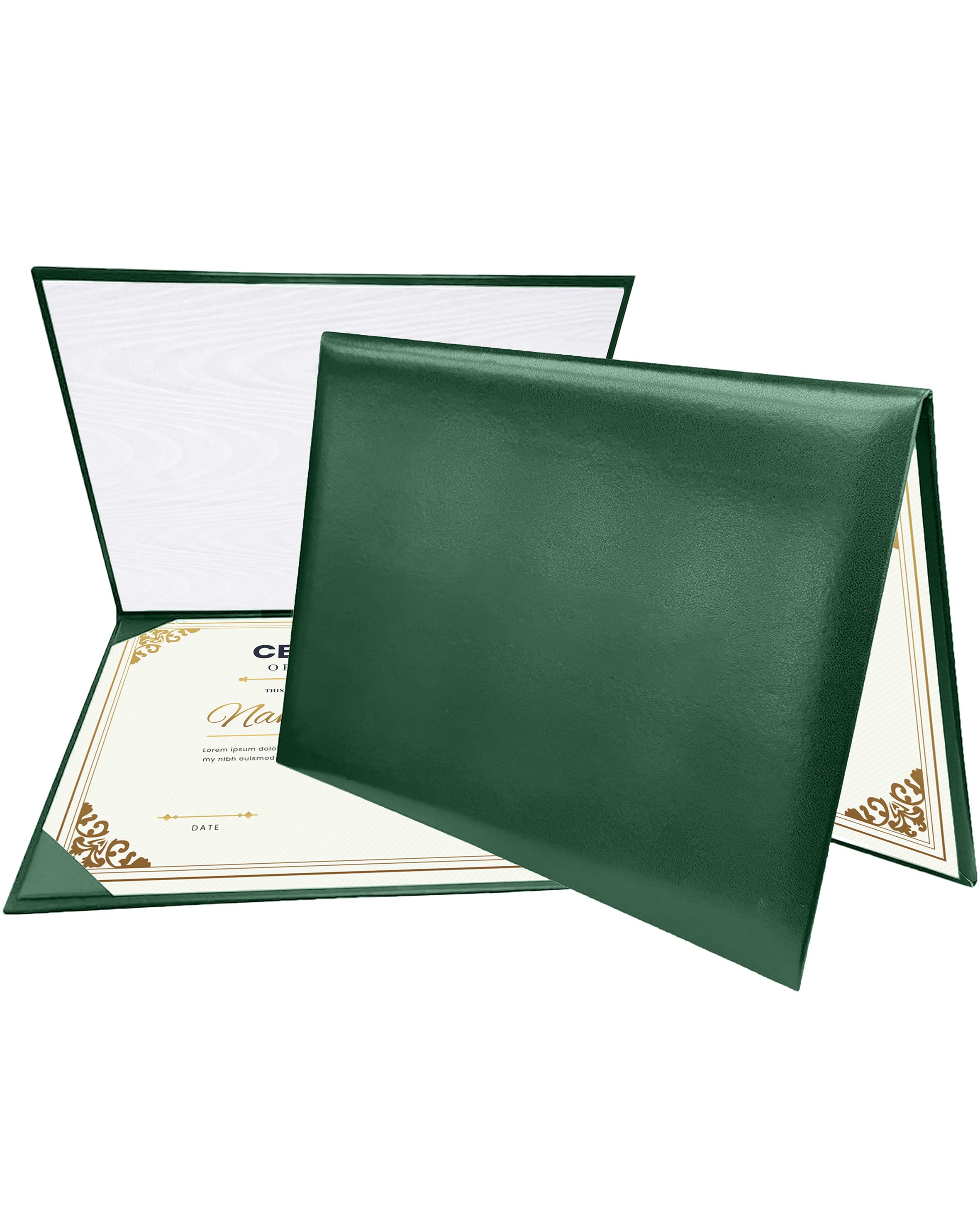 Diploma Cover 6" x 8" 7" x 9" 8.5" x 11" 11" x 14" Graduation Certificate Holder