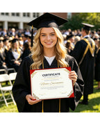 Diploma Cover 6" x 8" 7" x 9" 8.5" x 11" 11" x 14" Graduation Certificate Holder