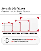 Diploma Cover 6" x 8" 7" x 9" 8.5" x 11" 11" x 14" Graduation Certificate Holder
