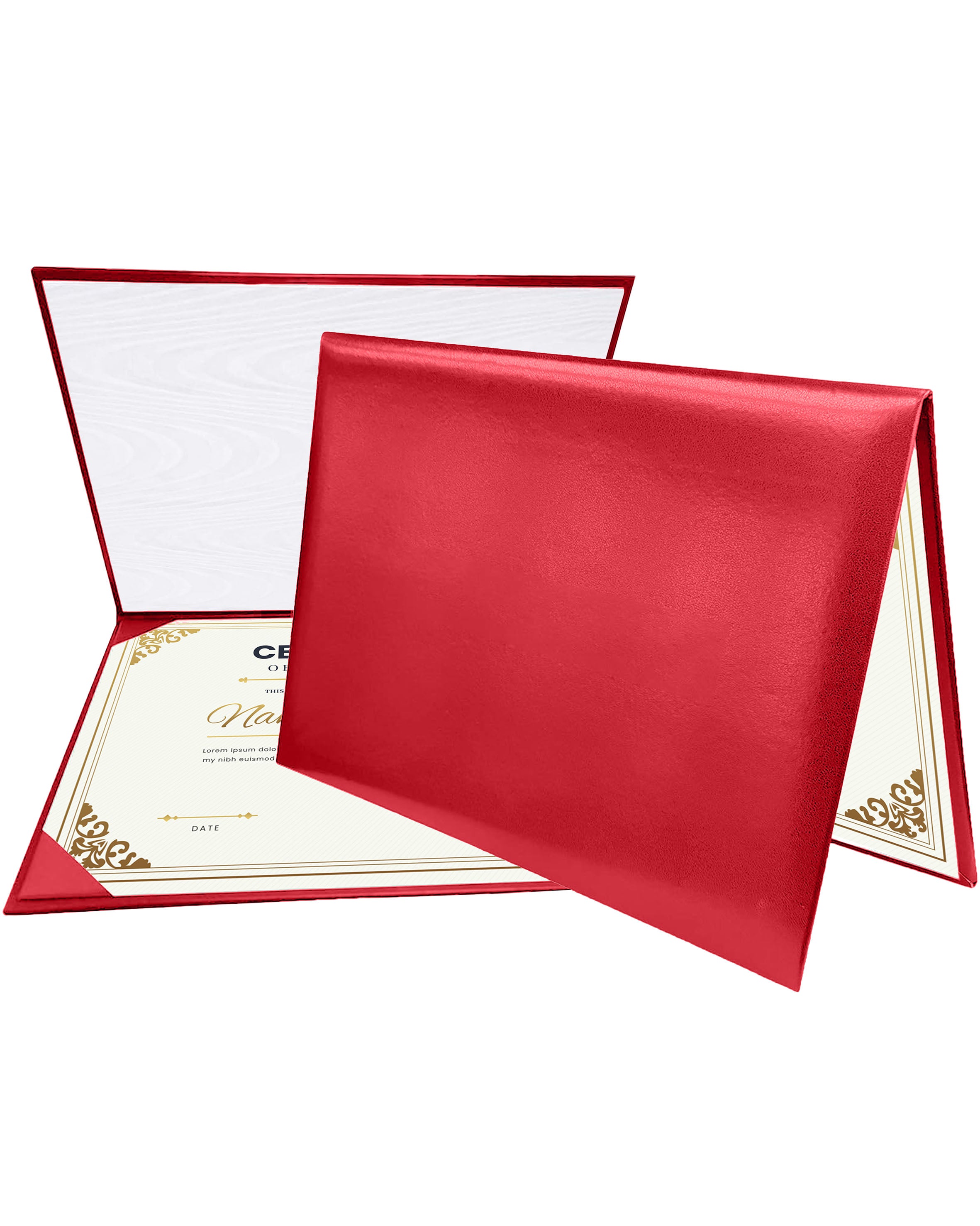 Diploma Cover 6" x 8" 7" x 9" 8.5" x 11" 11" x 14" Graduation Certificate Holder
