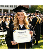 Diploma Cover 6" x 8" 7" x 9" 8.5" x 11" 11" x 14" Graduation Certificate Holder