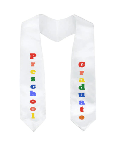 Unisex Kids Printed Graduation Stole 50” Total Length