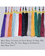 Graduation Tassel with 2026 Year Charm For Cap and Gown ( Rich Color )