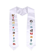 MyGradDay Kindergarten Graduation Cap Gown Stole Package with 2026 Tassel, Certificate