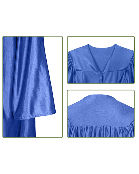 Shiny Preschool and Kindergarten Graduation Gown & Cap Tassel with 2025 Year Charm