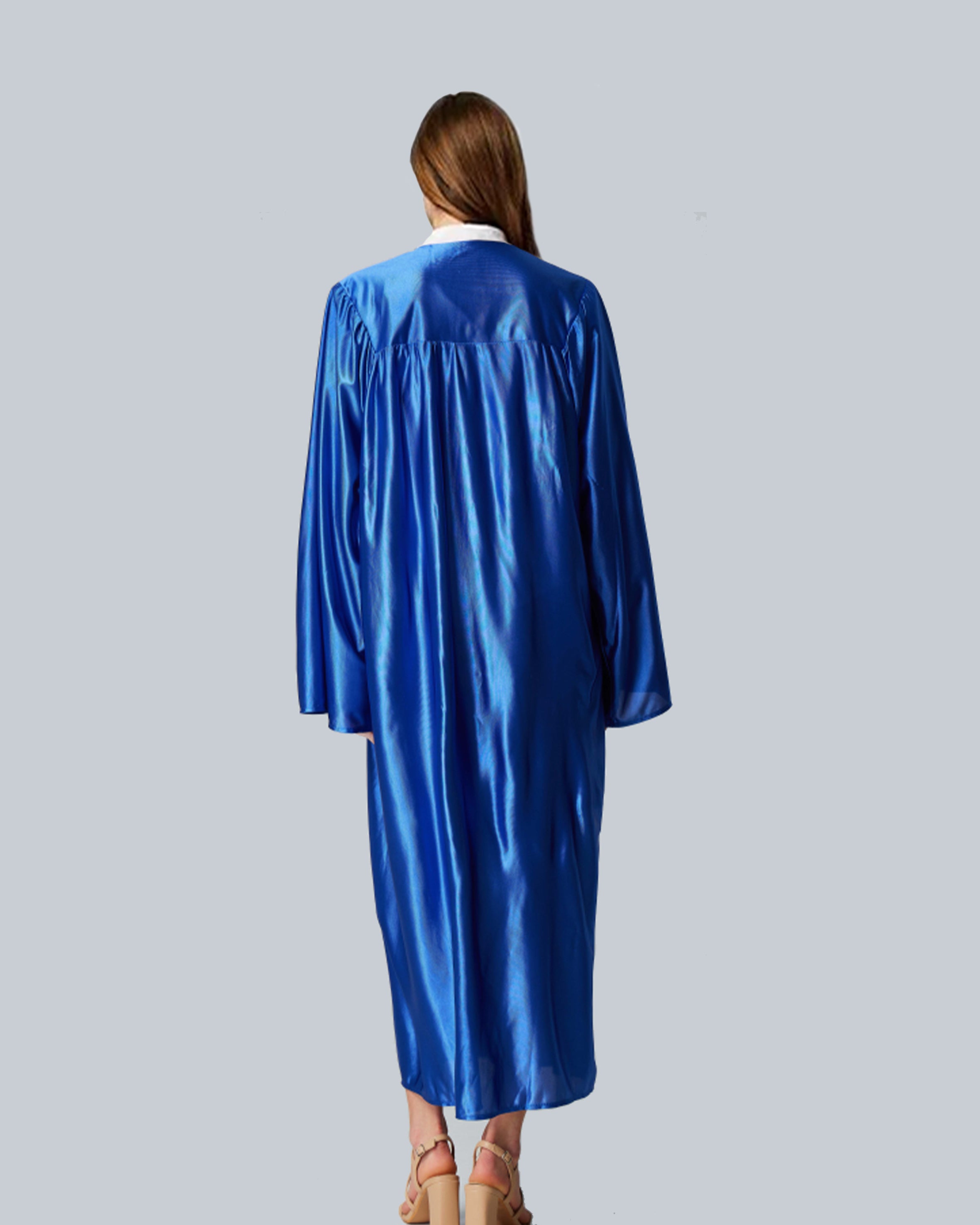 Unisex Shiny Graduation Gown Choir Robe for Church for Baptism Confirmation Choir Officiant or School
