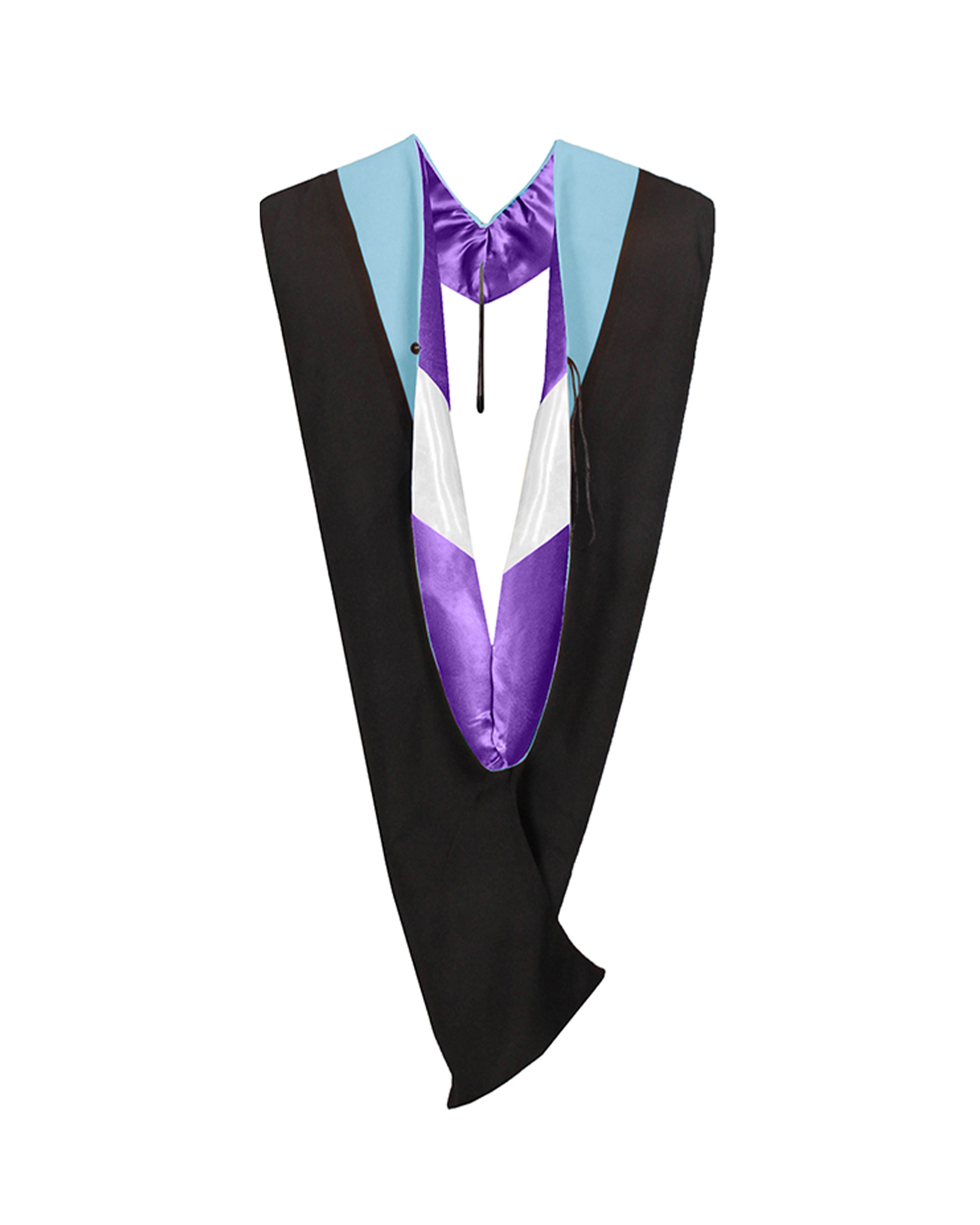 MyGradDay Unisex Master Graduation Gown Cap and Hood Master Regalia with 2026 Tassel