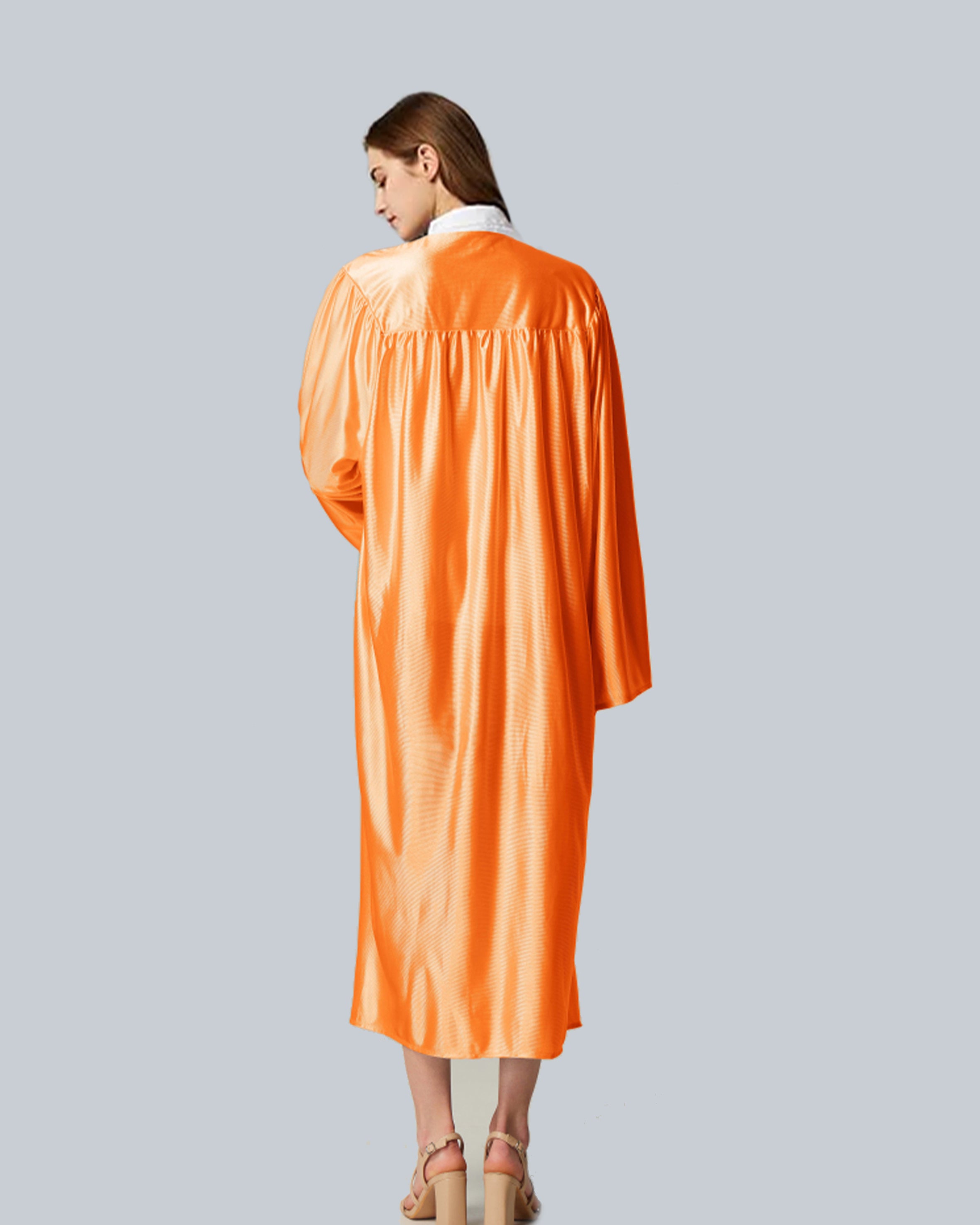 Unisex Shiny Graduation Gown Choir Robe for Church for Baptism Confirmation Choir Officiant or School