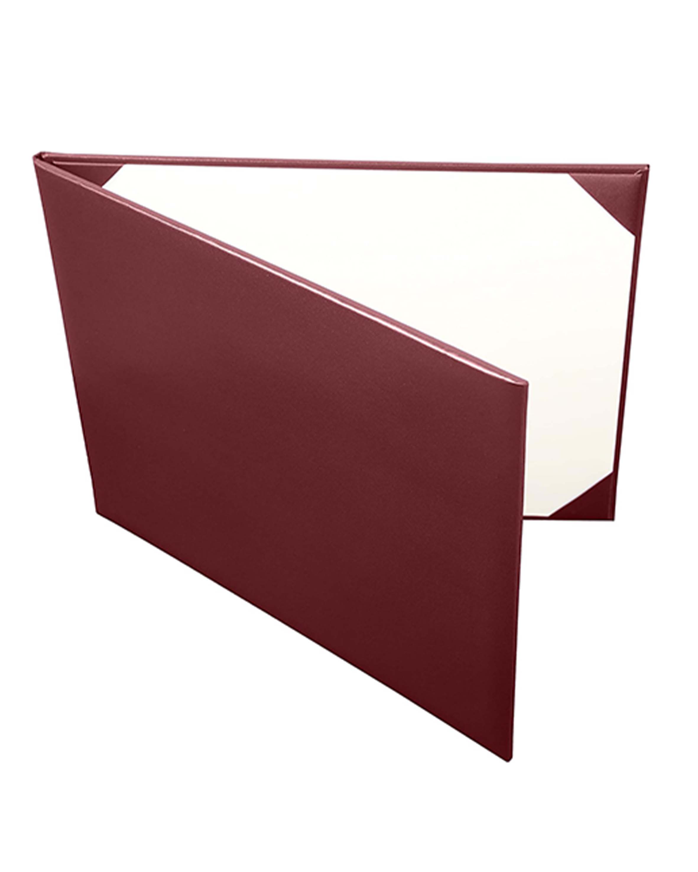 Smooth Leather Graduation Diploma Cover ( Book Style-No printing ) Certificate Holder 8 1/2"x11"