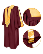 Deluxe Crescendo Choir Robe with Cuff Sleeves for Adult