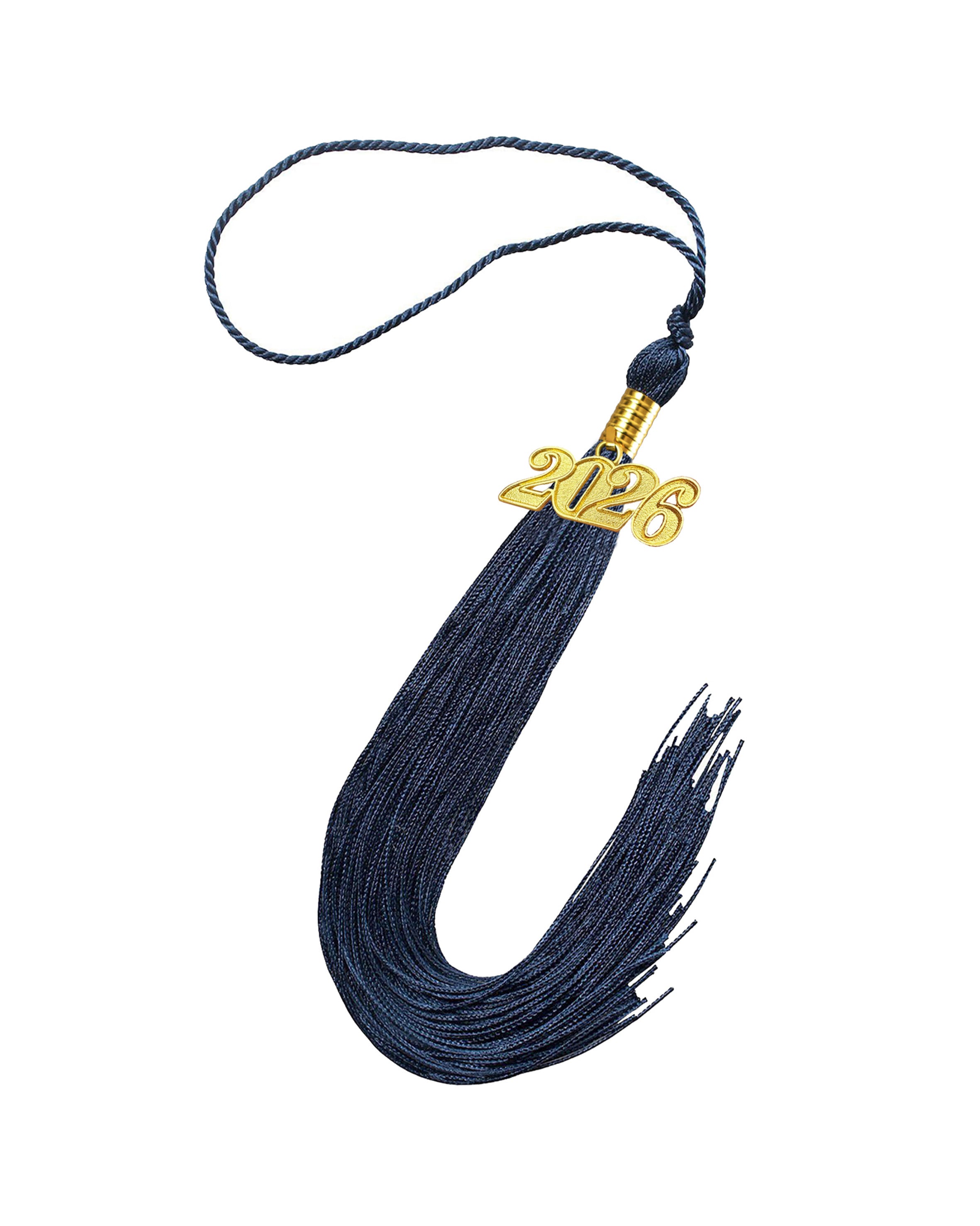 Graduation Tassel with 2026 Year Charm For Cap and Gown ( Rich Color )