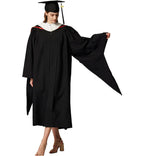 MyGradDay Unisex Master Graduation Gown Cap and Hood Master Regalia with 2026 Tassel