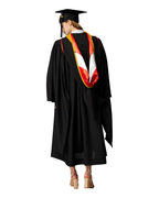 MyGradDay Unisex Master Graduation Gown Cap and Hood Master Regalia with 2026 Tassel