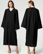 Unisex Matte choir robes for church Baptism Officiant Confirmation Costume,Graduation Gown Pastor &judges robe