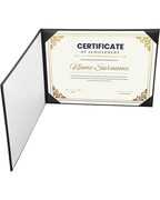 MyGradDay Customization Diploma Cover 8.5x11 Diploma Holder Graduation Certificate Cover Smooth
