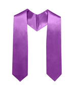 Unisex Kids Plain Graduation Stole 50” Total Length