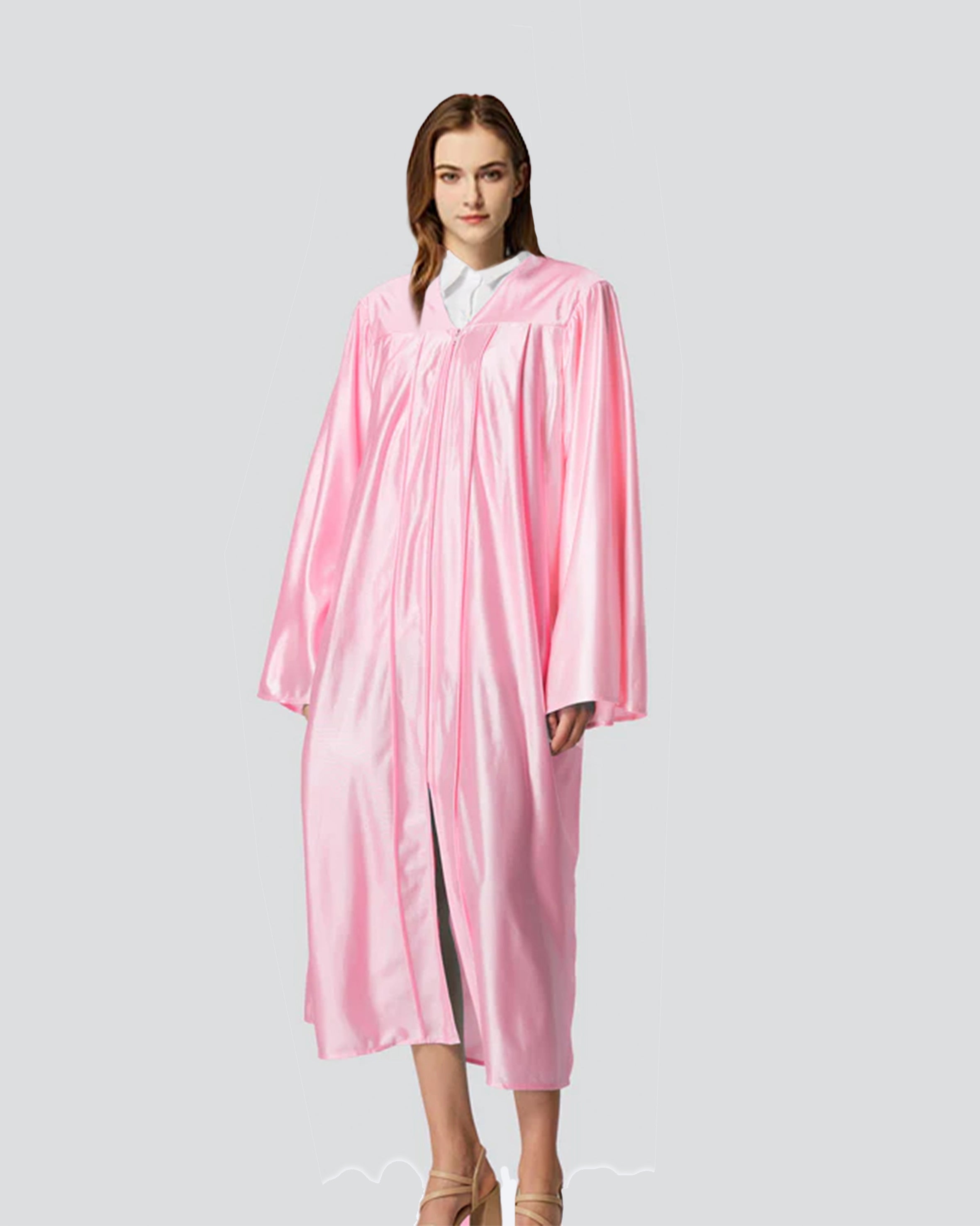 Unisex Shiny Graduation Gown Choir Robe for Church for Baptism Confirmation Choir Officiant or School