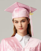 MyGradDay Unisex Adult Shiny Graduation Cap with Tassel 2026 Year Charm