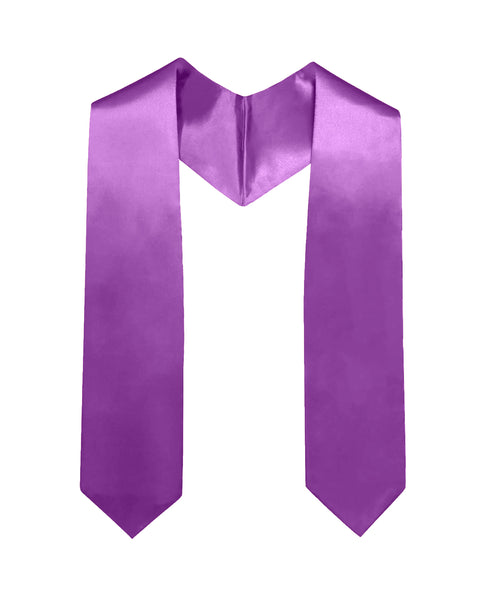 Unisex Kids Plain Graduation Stole 50” Total Length