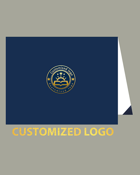 Customization Smooth Graduation Diploma Certificate Cover 8 1/2" x 11" Book Style