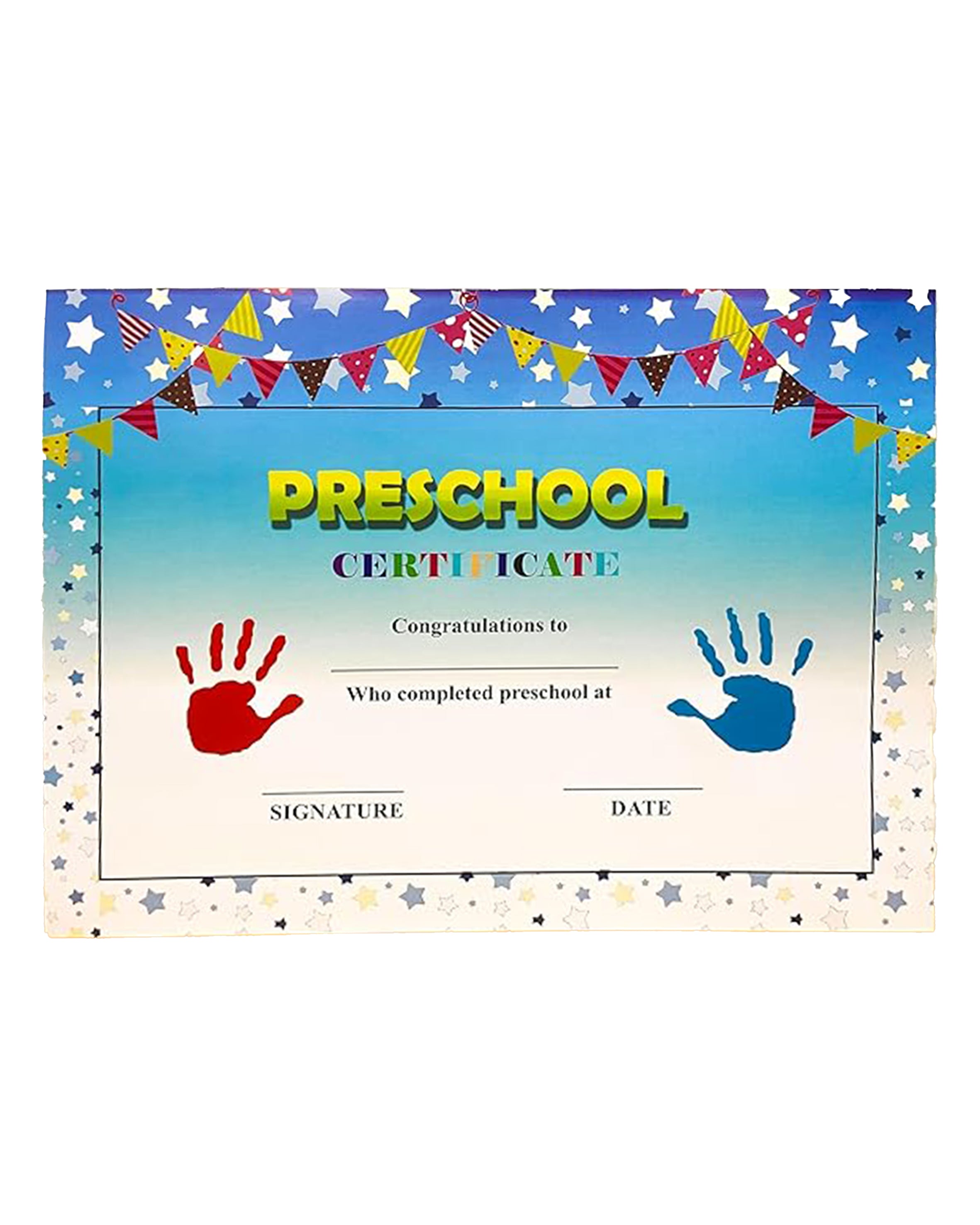 MyGradDay Preschool Graduation Cap Gown Stole Package with 2026 Tassel, Certificate