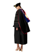 Deluxe Doctoral Graduation Hood with Gold Piping
