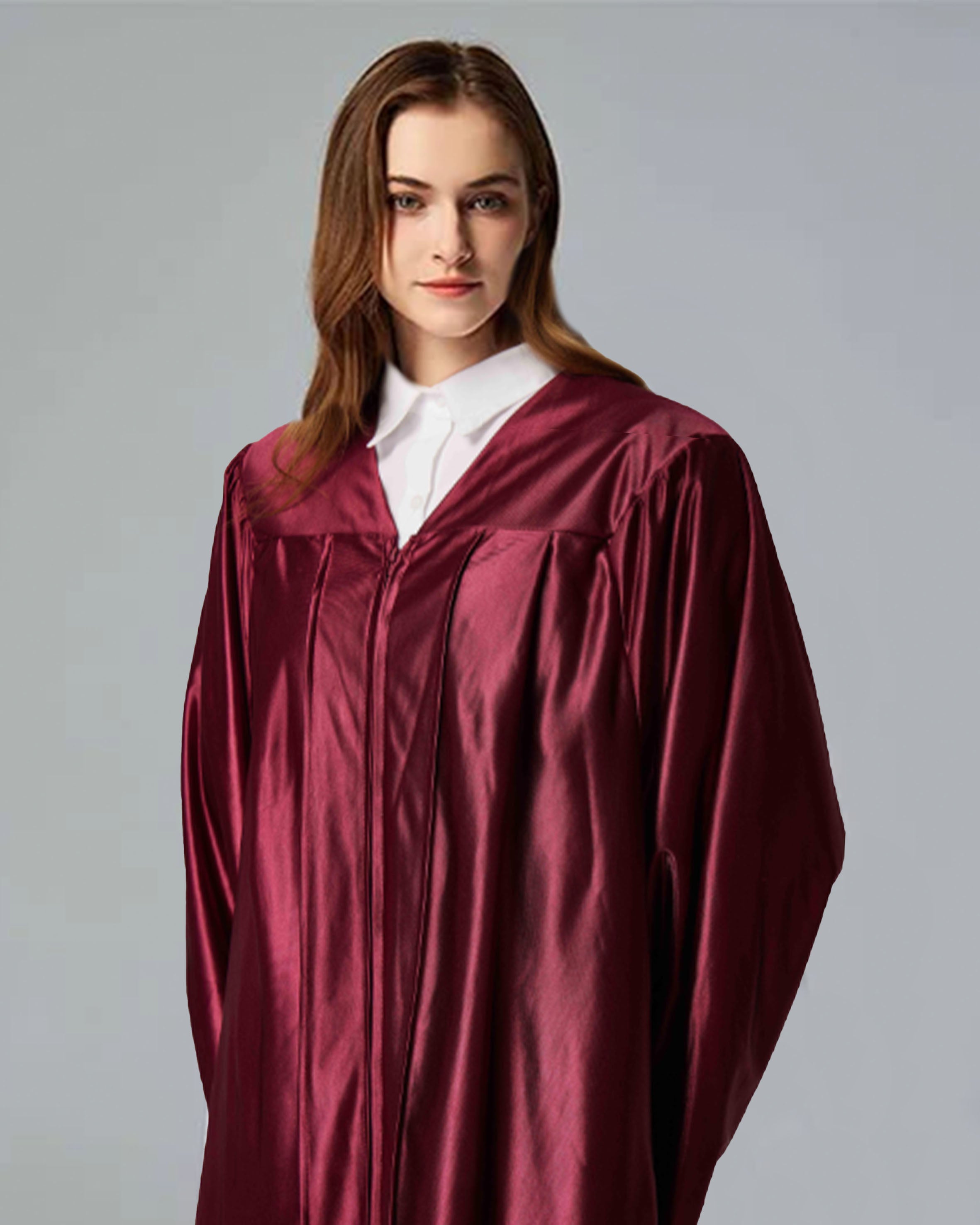 Unisex Shiny Graduation Gown Choir Robe for Church for Baptism Confirmation Choir Officiant or School
