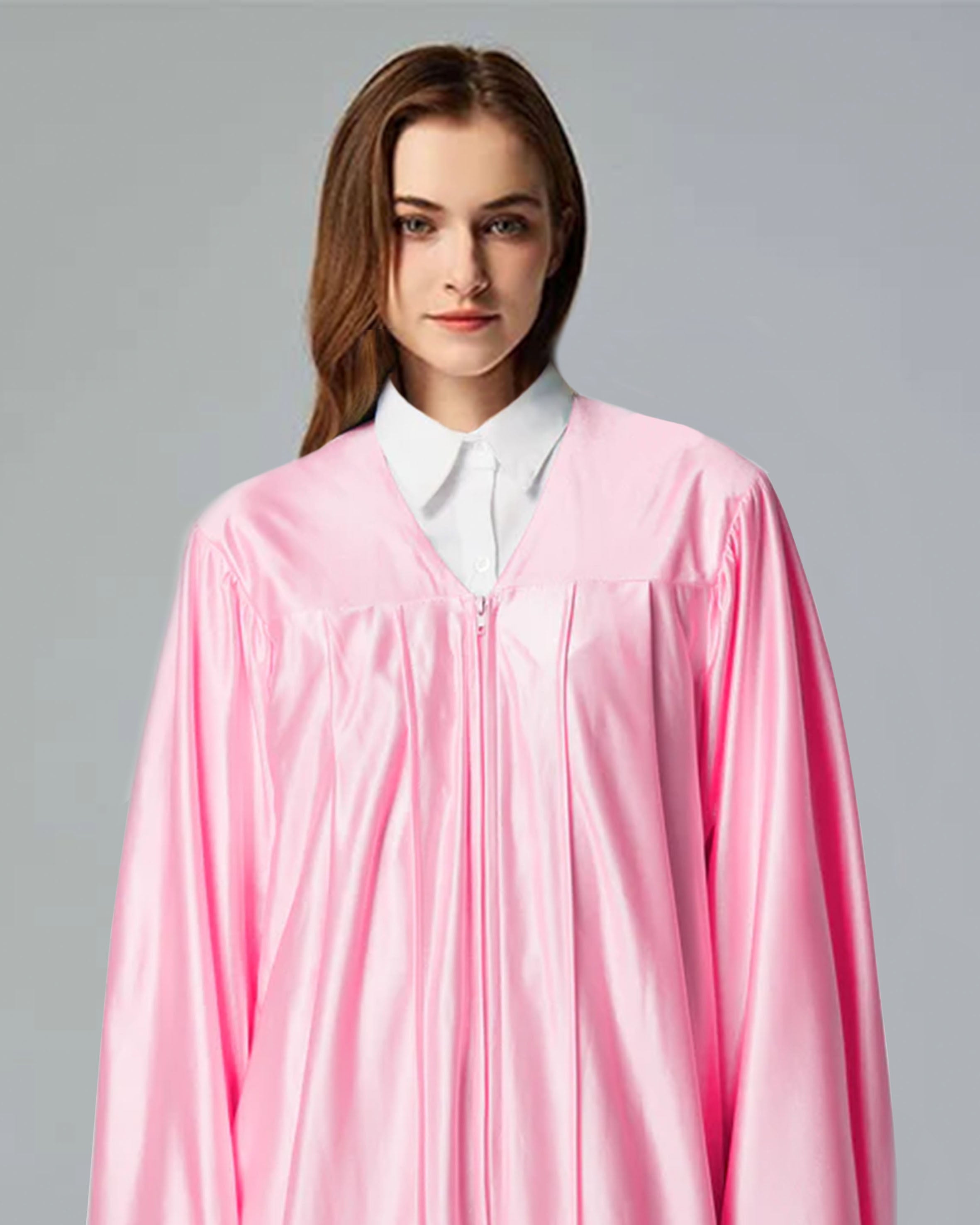 Unisex Shiny Graduation Gown Choir Robe for Church for Baptism Confirmation Choir Officiant or School