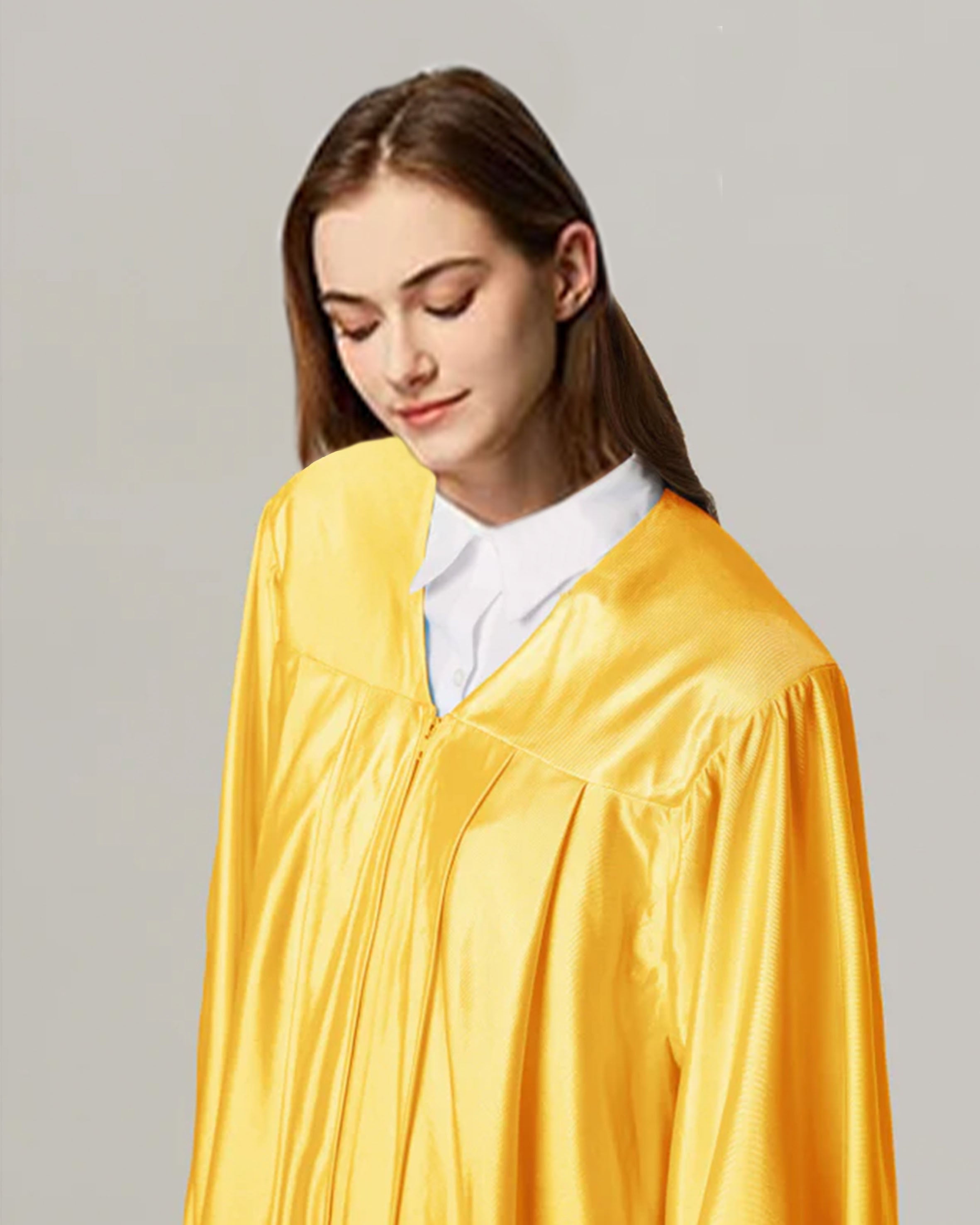 Unisex Shiny Graduation Gown Choir Robe for Church for Baptism Confirmation Choir Officiant or School