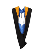 MyGradDay Unisex Master Graduation Gown Cap and Hood Master Regalia with 2026 Tassel