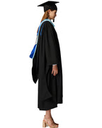 MyGradDay Unisex Master Graduation Gown Cap and Hood Master Regalia with 2026 Tassel